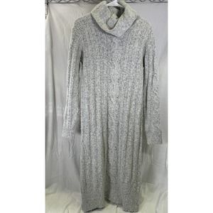 Camber & Grace Turtleneck Sweater Dress Gray‎ SP